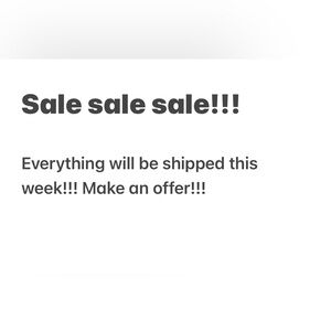 Sale Announcement Sign